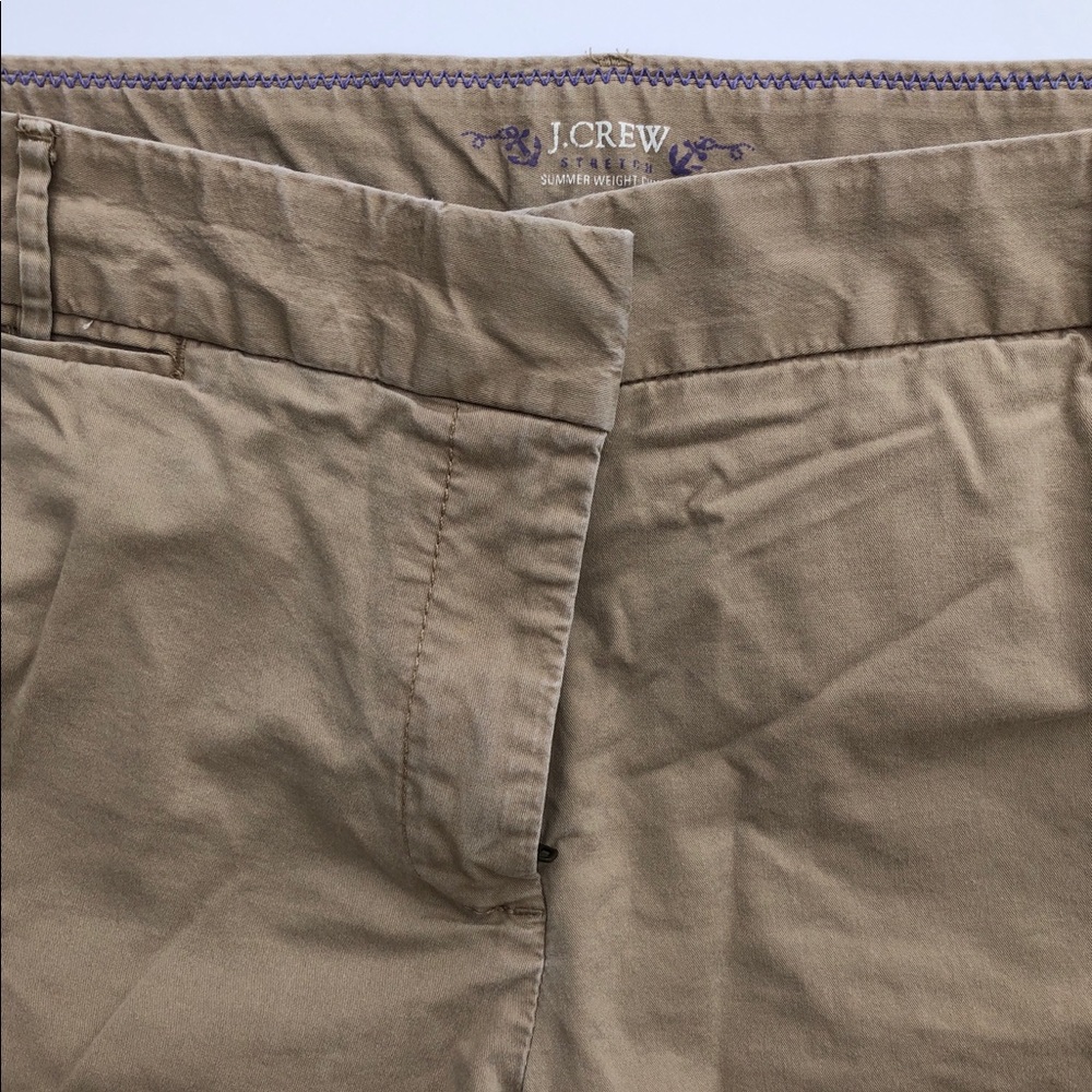 J Crew Stretch Summer Weight Chino shorts